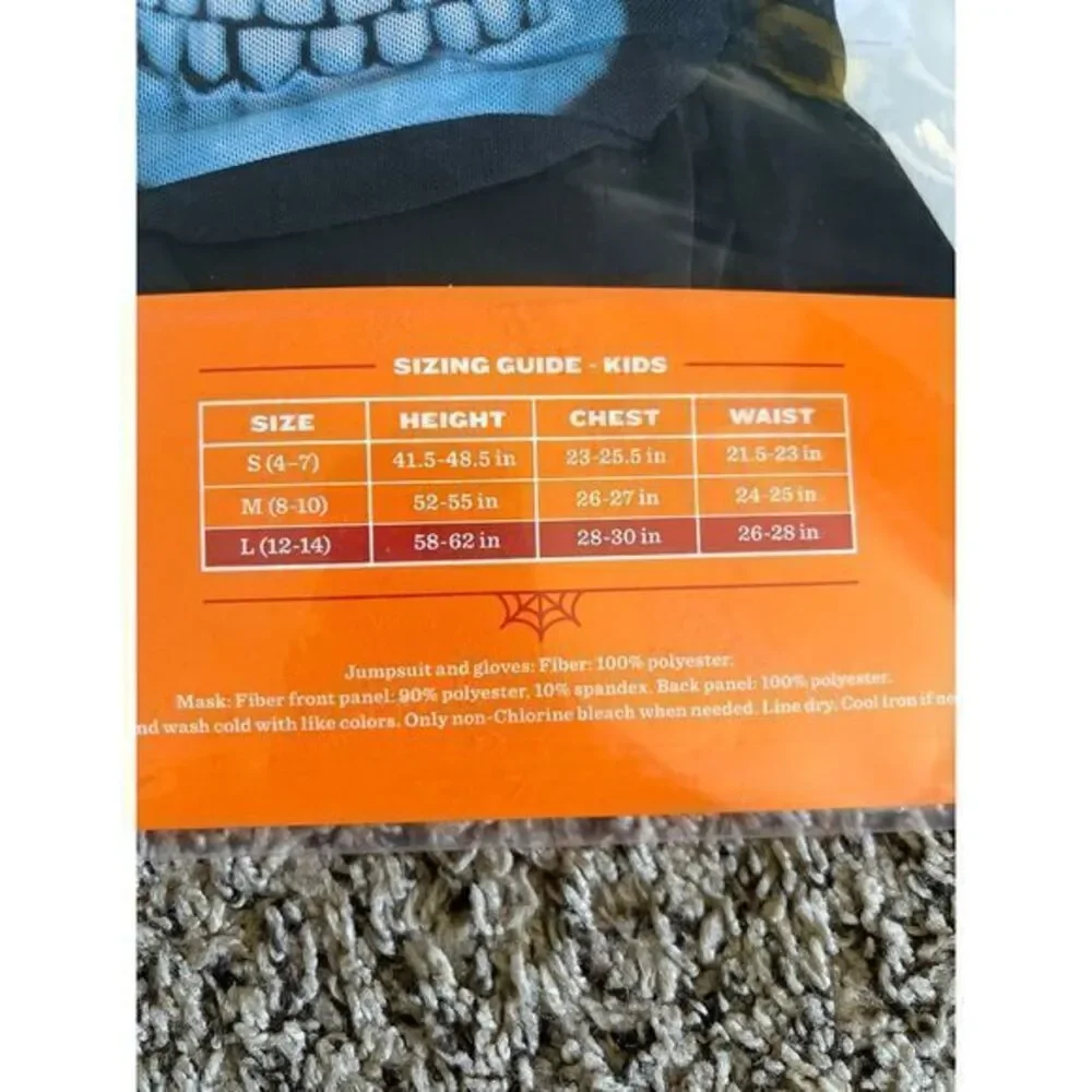 Hyde‎ & eek Kids Halloween costume X-Ray Skeleton size large
